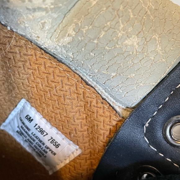 Blue Leather Timberlands, size 6 Men’s - Picture 6 of 8